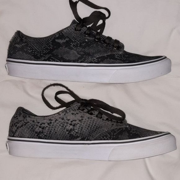 Vans Suede Snakeskin Skateboarding Shoes 8.5 - Picture 3 of 8